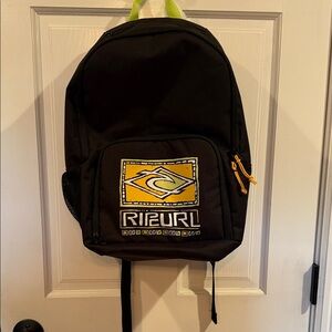 Rip Curl Backpack with Yellow Logo
